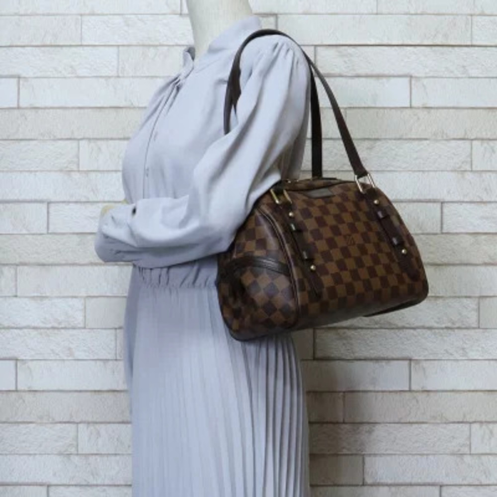 Louis Vuitton Brown Damier Canvas Shoulder Bag Rivington